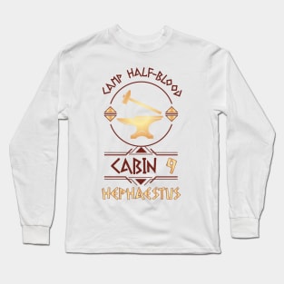 Cabin #9 in Camp Half Blood, Child of Hephaestus – Percy Jackson inspired design Long Sleeve T-Shirt